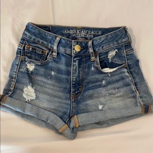 American Eagle hi-rise Jean shorts
